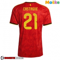 Moške Nogometnih dresov Belgija Timothy Castagne #21 Domači SP 2026 Kratki rokavi